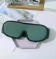 Маска для сна 3D светоблокирующая 100% Зеленая, мягкая дышащая контурная для отдыха путешествий йоги самолета - изображение 12