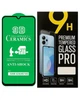 Противоударная защитная пленка Ceramics 9D для Samsung Galaxy A15 / A15 5G / A24 / A25 / M15 5G / M34 5G с черной рамкой, глянцевая - изображение 1