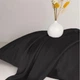 Простынь MirSon Satin Light Pro 10-006 Black 180x220 см (2200010171761) - изображение 4