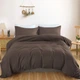 Простынь MirSon Satin Light Pro 10-010 Brown 180x220 см (2200010173765) - изображение 2