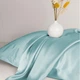 Простынь на резинке по периметру MirSon Satin Light Pro 10-015 Sea wave 160x190+25 см (2200010176209) - изображение 4