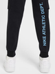 Підліткові спортивні штани-джогери для хлопчика Nike B NSW SI FLC Cargo Pant BB HV6972-010 158-170 XL Чорні (197861859219) - зображення 4