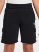 Дитячі трикотажні шорти на резинці для хлопчика Nike B NSW SI FLC Cargo Short BB HV6971-010 122-128 XS Чорні (197861863018) - зображення 1