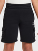 Дитячі трикотажні шорти на резинці для хлопчика Nike B NSW SI FLC Cargo Short BB HV6971-010 122-128 XS Чорні (197861863018) - зображення 1