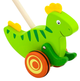 Pchacz drewniany Viga Dinozaur 50963 (6934510509637) - obraz 2