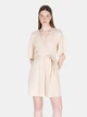 Платье на запах короткое летнее женское Colin's CL1073347LBG L Light Beige (8684112599489) - изображение 1