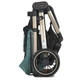 Детская прогулочная коляска-книга El Camino DYNAMIC PRO ME 1053G-2 до 22 кг, алюминиевая рама, корзина для покупок, Зеленый - изображение 18