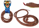 Antystres Lean Toys Wąż koralowy gumowy Brązowy (5905884450628) - obraz 1