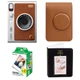 Подарунковий набір камера Fujifilm Instax Mini EVO Brown, Фотопапір 20шт, Чохол, Фотоальбом 64 фото Коричневий (Подарункове пакування) - зображення 1