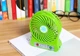 Портативный USB мини-вентилятор с аккумулятором Portable Mini Fan настольный Зеленый - изображение 2