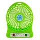 Портативный USB мини-вентилятор с аккумулятором Portable Mini Fan настольный Зеленый - изображение 6