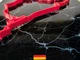 Объемная Рамка с 3D Трассой Nürburgring Nordschleife Deutschland Нюрбургринг в Масштабе 1:40 000 Red Matte / F1 Frame 32x23x3 - изображение 2