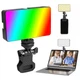 Аккумуляторный видеосвет накамерный RGB AY-96JSSR светодиодная цветная мини лампа с прищепкой для фото и видео - изображение 4