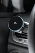 Автомобильный держатель с беспроводной зарядкой 15W Magsafe Proove Graphite Circle Qi2 черный (WHGC15010001) - изображение 2