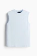 Чоловіча футболка без рукавів CoolMax H&M (58441) S Блакитна - изображение 5