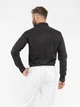 Сорочка чоловіча чорного кольору з легкої бавовняної тканини Arber EVENING SHIRT 41 зріст 4 чорний (M05.02.02.511) - зображення 4
