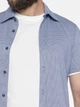 Сорочка чоловіча синя з бавовни Arber RALPH Jersey SS XXL зріст 6 синій (M14.30.06.521) - зображення 5