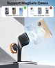 Беспроводная зарядная док станция для айфона складная LEXEGO 15W MagSafe 3в1 зарядка для айфон Apple iPhone Apple Watch AirPods с ночником (3 режима) Black U-22B - изображение 7