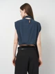 Футболка женская Zara 2641/554 S Темно-синяя (00264155400027) - изображение 2