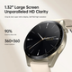 Smartwatch Joyroom Classic Series JR-FC2 Gold (6941237129840) - obraz 6