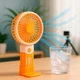 Портативный вентилятор Handheld Fan JX-991 оранжево-розовый, аккумуляторный, настольный и ручной (1011014-Other-3) - изображение 1