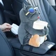 Органайзер в авто для салфеток в виде собачки в очках - изображение 2