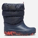 Дитячі зимові чоботи-дутики для хлопчика Crocs Classic Neo Puff Boot T 641324073 19-20 (c4) Сині (1159828618) - зображення 1