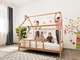 Дитяче ліжко будиночок Монтессорі BUSY WOOD на ніжках Модель 2 160x80 см натуральне дерево - зображення 8