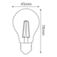 Лампа філамент LED 4W шарік Е27 2700К 450Lm 220-240V Horoz Electric (001-089-0004-040) - зображення 2
