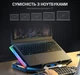 Охлаждающая подставка для ноутбука до 21 дюймов GamePro GPCP-870 8xfans - изображение 6