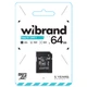 Карта пам'яті microSDXC (UHS-1) Wibrand 64Gb class 10 (adapter SD) (WICDXU1/64GB-A) - изображение 2
