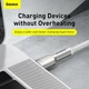 Кабель Baseus Cafule Series Metal Data Cable Type-C to Type-C 100W 1m White (CATJK-C02) - изображение 13