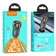 Автомобільний зарядний пристрій HOCO Z46A Blue whale PD20W+QC3.0 car charger Metal Gray (6931474770332) - изображение 2