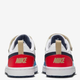 Дитячі кеди для хлопчика Nike Court Borough Low Recraft (PS) DV5457-124 32 (1Y US) Білі з синім і червоним (197859919116) - зображення 4