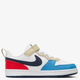 Дитячі кеди для хлопчика Nike Court Borough Low Recraft (PS) DV5457-124 30 (12.5C US) Білі з синім і червоним (197859888849) - зображення 1