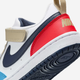 Дитячі кеди для хлопчика Nike Court Borough Low Recraft (PS) DV5457-124 33.5 (2Y US) Білі з синім і червоним (197859915323) - зображення 7