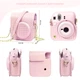 Чохол для фотокамери FujiFilm INSTAX MINI 12 + альбом на 64 фото + наклейки на фотоплівку, Рожевий - зображення 2