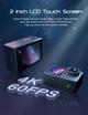 Экшн-камера Apexcam X80 / 24MP / 4K / 60 fps / Wi-Fi / Черный Б/В - изображение 2