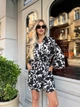 Жіночий шовковий костюм шорти з кімоно Uaclothes 42-44 Чорний (like33637-140411349) - изображение 2