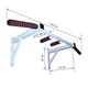 Турнік настінний Wide Pro 2 Newt NE-TR-17W білий - зображення 2