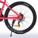 Велосипед "BELLE" PROF1 G26BELLE A26.1 26 д. Алюм.рама 17 ", SHIMANO 21SP, алюм.DB, FW TZ500, малиново-білий - изображение 6