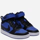 Подростковые высокие кеды для мальчика Nike Court Borough Mid 2 (GS) CD7782-404 38.5 (6Y US) Синие с черным (197594236608) - изображение 2