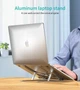 Підставка під ноутбук Choetech H045-SL до 15", алюміній, компактна конструкція - зображення 7