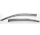 Дефлектори вікон із хромованими молдингами Mazda CX-5 2017-2023 Fly (65150) - зображення 1