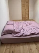 Комплект постільної білизни Cozy рожевий з вишитими півоніями в тон Односпальний 140*200 см, простирадло 130*240 без резинки - изображение 3