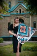 Велика дизайнерська хустка My Scarf "Косові мотиви" 90 на 90 см - изображение 5