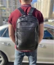 Городской мужской рюкзак кожаный черный Tiding Bag B2-03555A - изображение 9