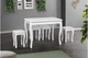 Обідній стіл в сучасному стилі Фікс Меблі Нев бук / білий глянець 100х60 см - зображення 2
