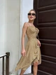 Жіночий літній міді сарафан на бретельках Uaclothes 42-44 Бежевий (like33583-139861349) - зображення 2