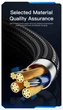 Кабель Essager USB - Type C з дисплеєм, 7A, 100W, 2m (200cm) Black - зображення 8